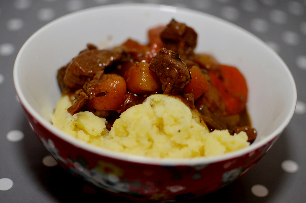 Beef and Guinness stew from Jamie Oliver's Superfood, Weight Watchers friendly